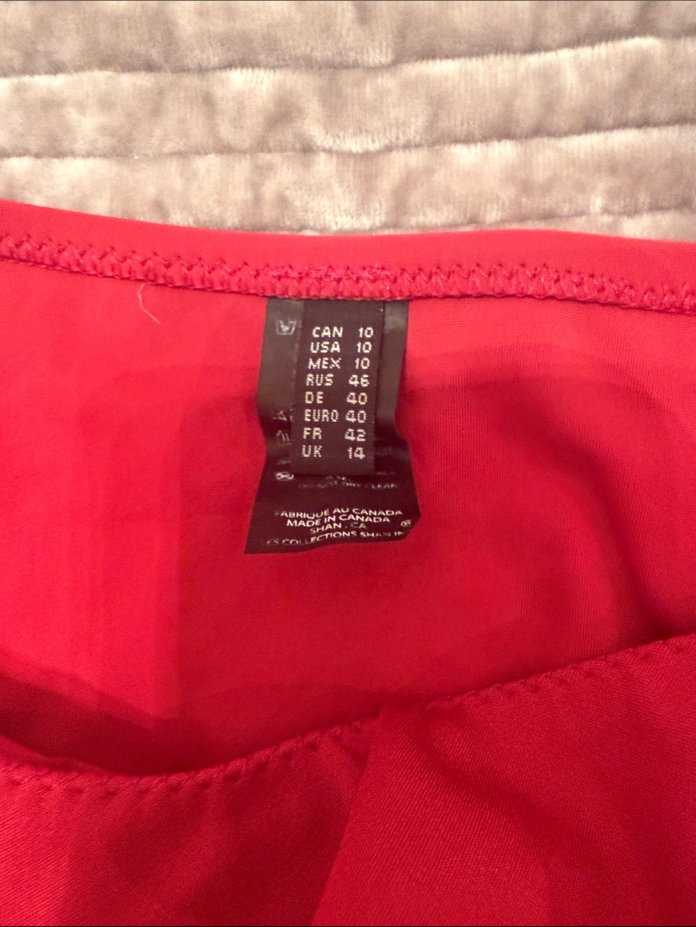 SHAN Red Ruffle Triangle Bikini Set - Picture 3 of 4